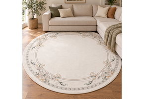 Rond Klassiek Vloerkleed Jarden Classic Creme