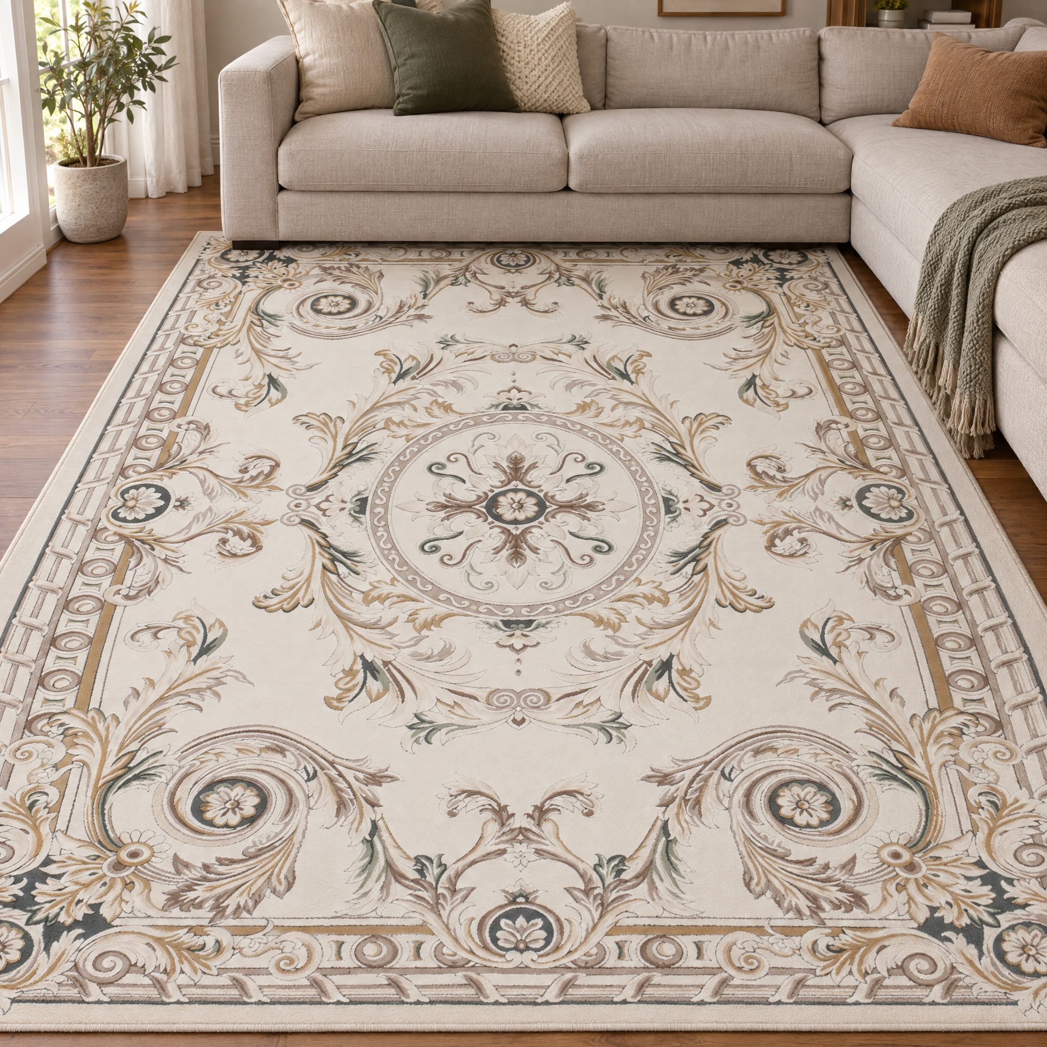 Klassiek Vloerkleed Jarden Classic Creme