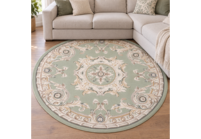 Rond Klassiek Vloerkleed Jarden Classic Groen