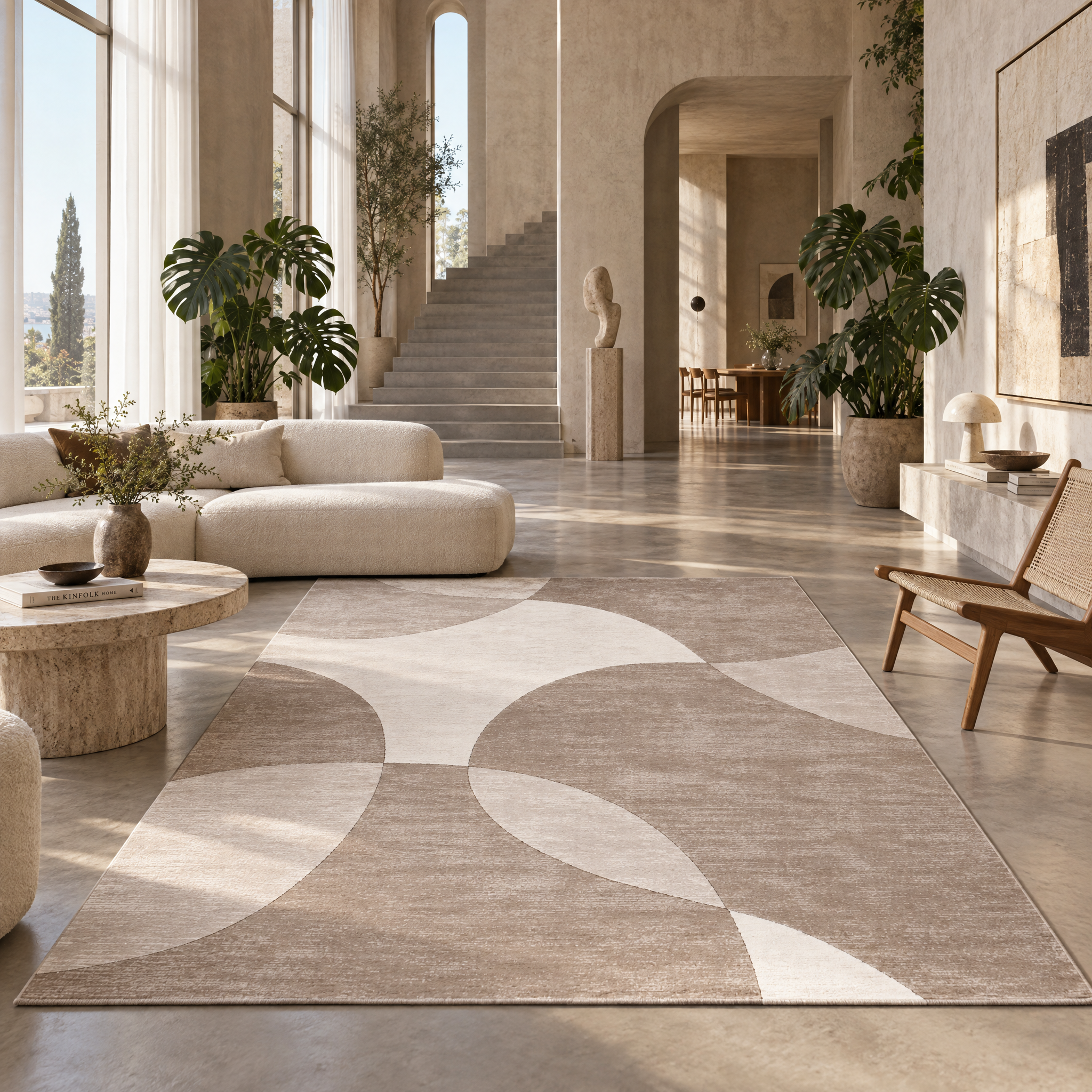 Jarden Home Vloerkleed Abstract Beige Creme