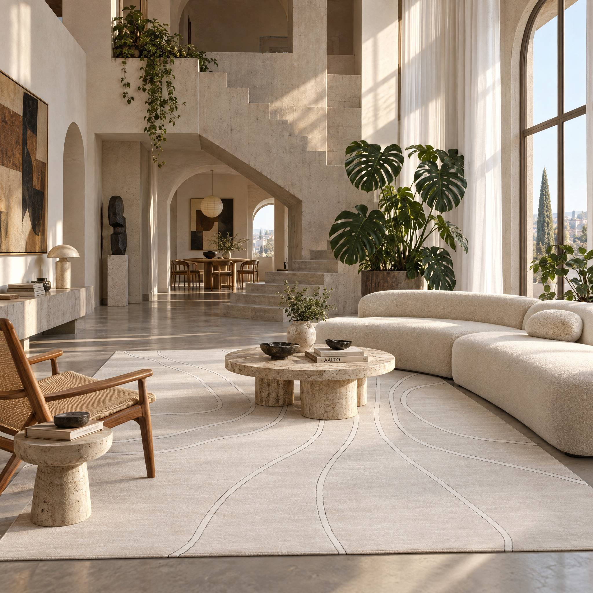 Jarden Home Vloerkleed Abstract  Creme