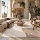 Jarden Home Vloerkleed Japandi Lines Beige Creme