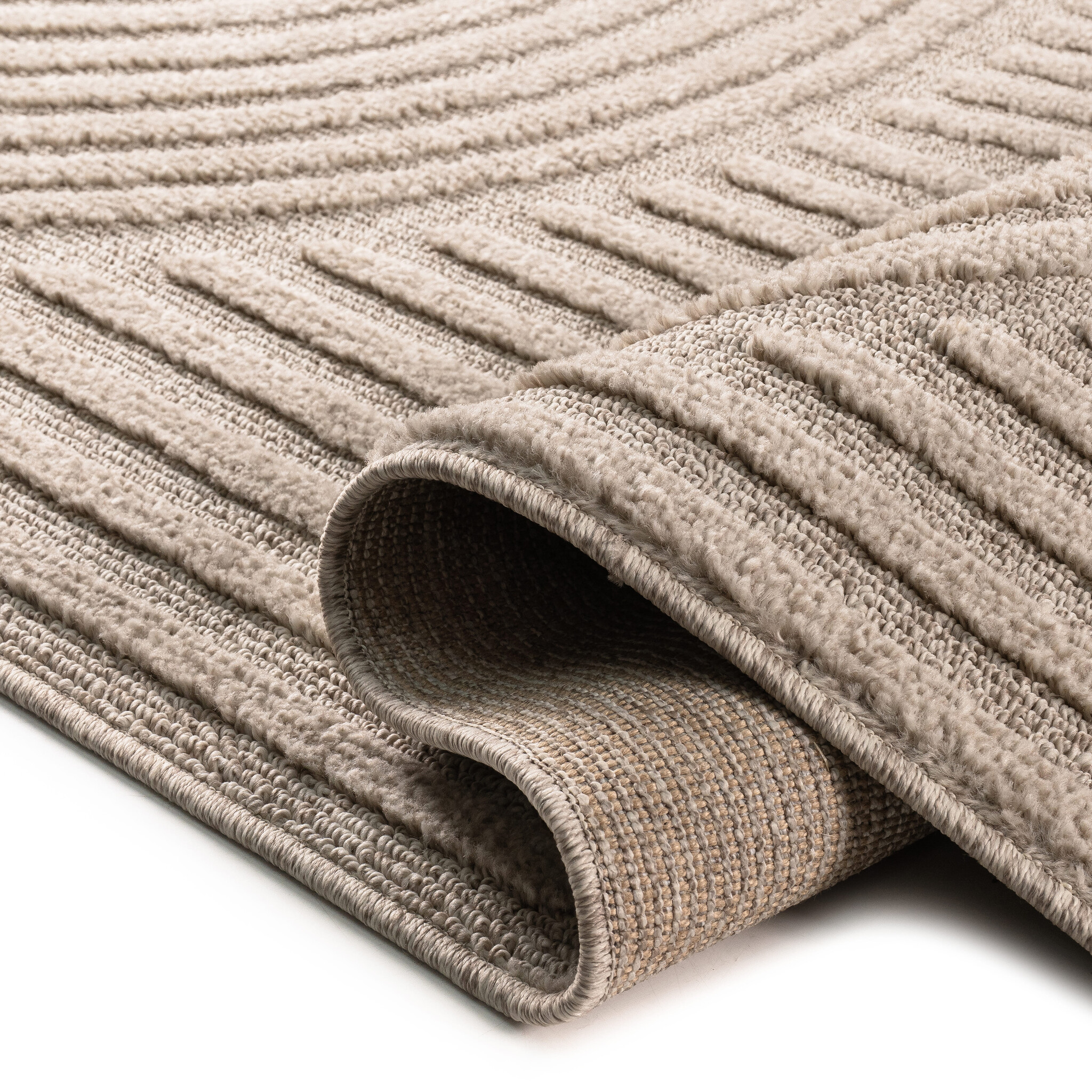 Japandi Loom Vloerkleed Beige