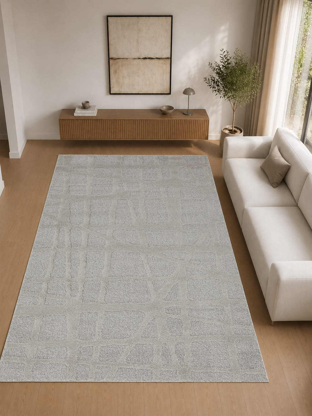 Japandi Loft Vloerkleed Beige