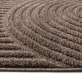 Japandi Loom Vloerkleed Taupe