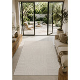 Japandi Loom Vloerkleed Creme