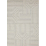 Japandi Loom Vloerkleed Creme