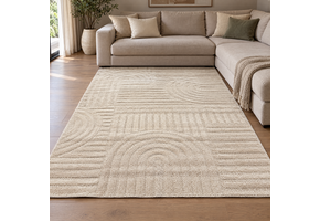 Japandi Loom Vloerkleed Beige