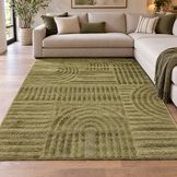 Japandi Loom Vloerkleed Groen