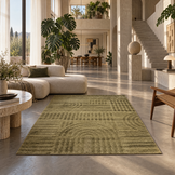 Japandi Loom Vloerkleed Groen