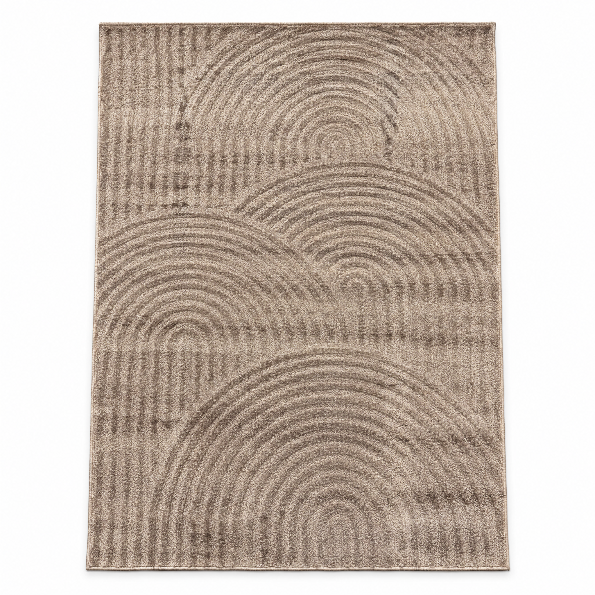 Japandi Loop Vloerkleed Taupe