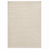 Japandi Loop Vloerkleed Creme