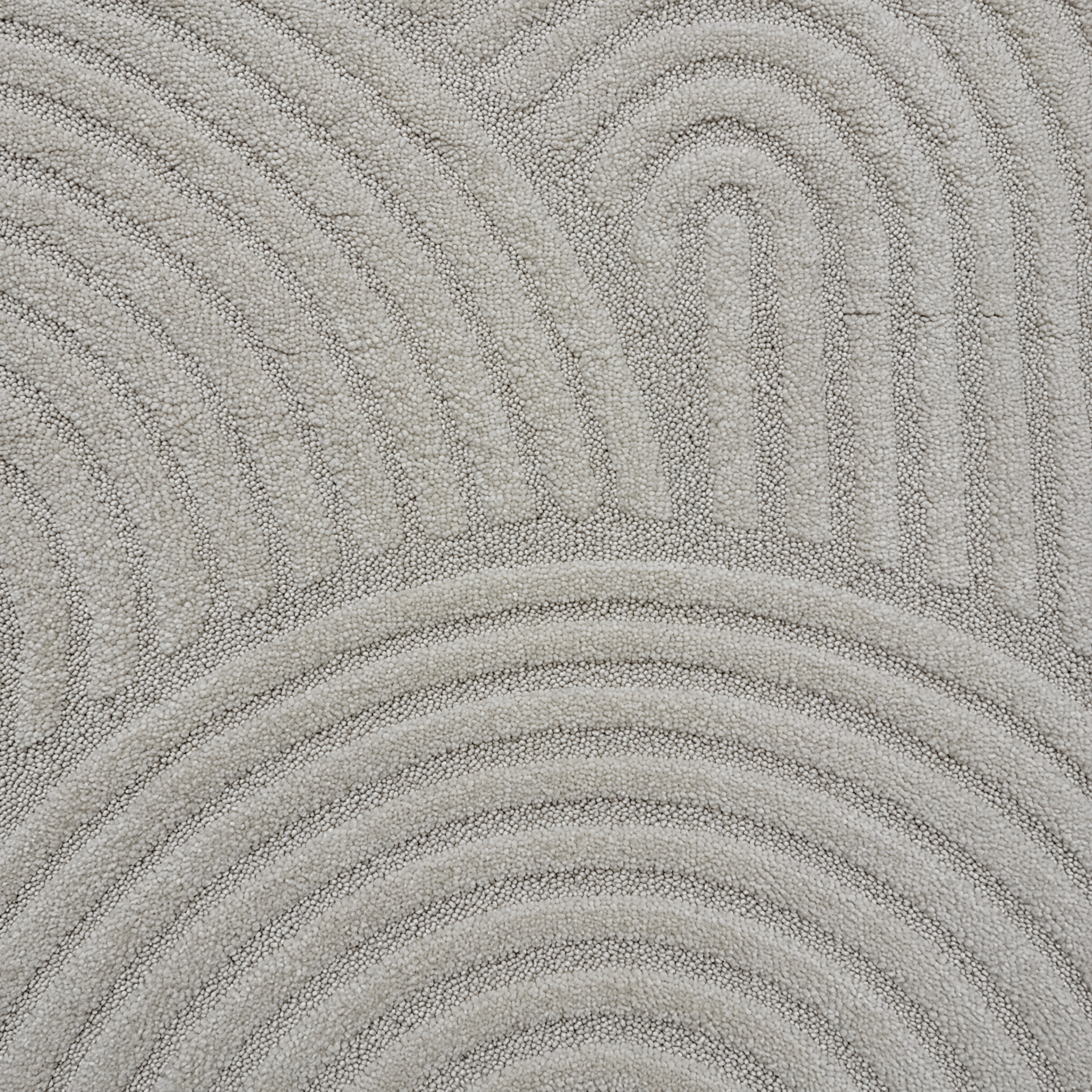 Japandi Loop Vloerkleed Creme