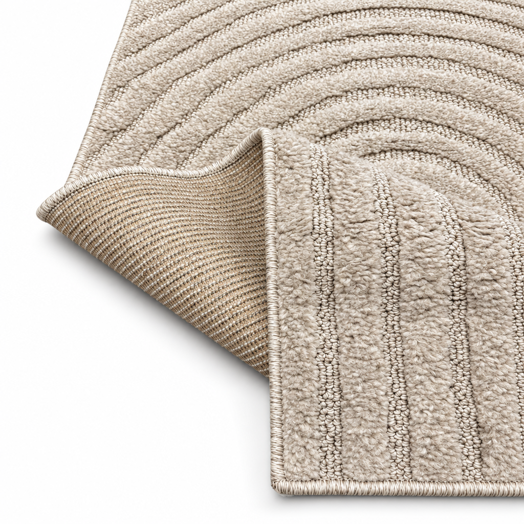 Japandi Loop Vloerkleed Beige