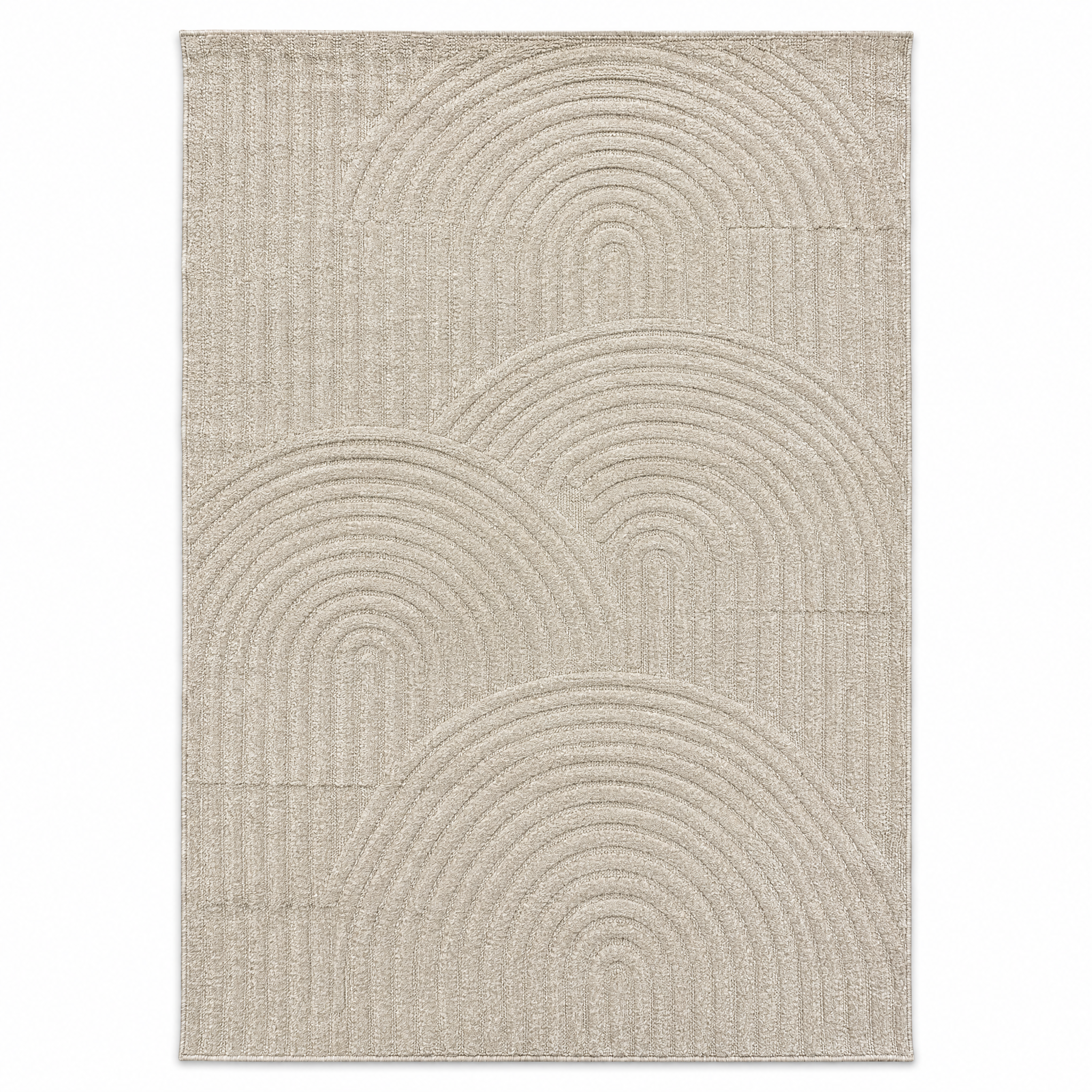 Japandi Loop Vloerkleed Beige