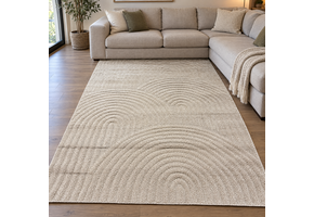 Japandi Loop Vloerkleed Beige