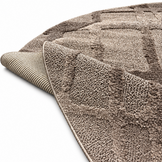 Japandi Loft Rond Vloerkleed Taupe