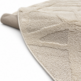 Japandi Loft Rond Vloerkleed Creme