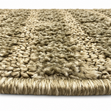 Japandi Loom Rond Vloerkleed Groen