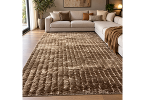 Glossy Vloerkleed XL Bruin