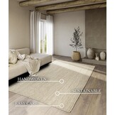 Villeroy & Boch Jute Vloerkleed Rosalie Beige Creme
