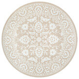 Rond vintage vloerkleed Harmony Beige