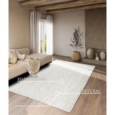 Villeroy & Boch Rosalie Jute Vloerkleed Wit - 160x230cm