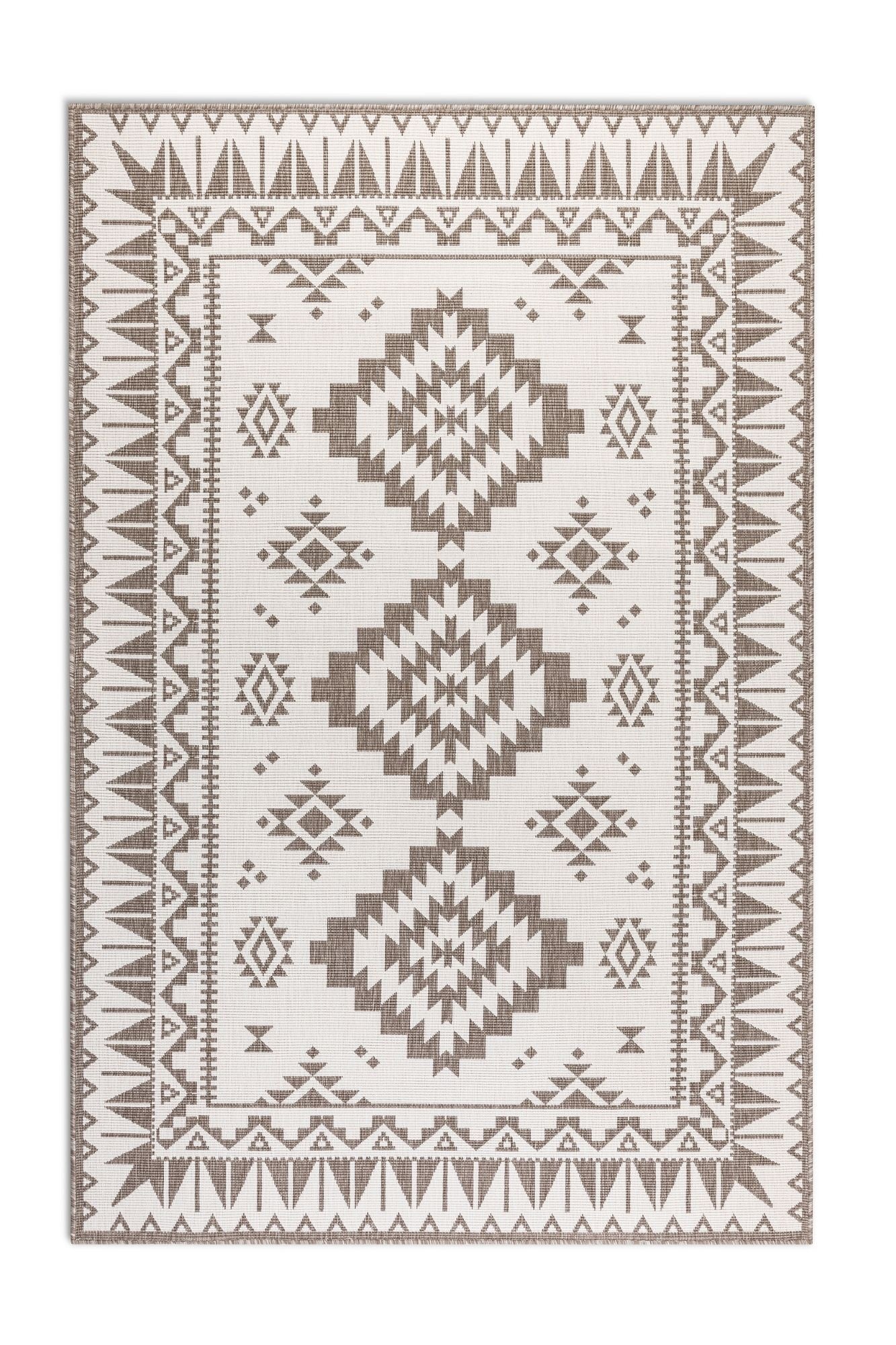 Elle Decoration Gemini Buitenkleed Dubbelzijdig Vloerkleed Linnen - 200x290CM
