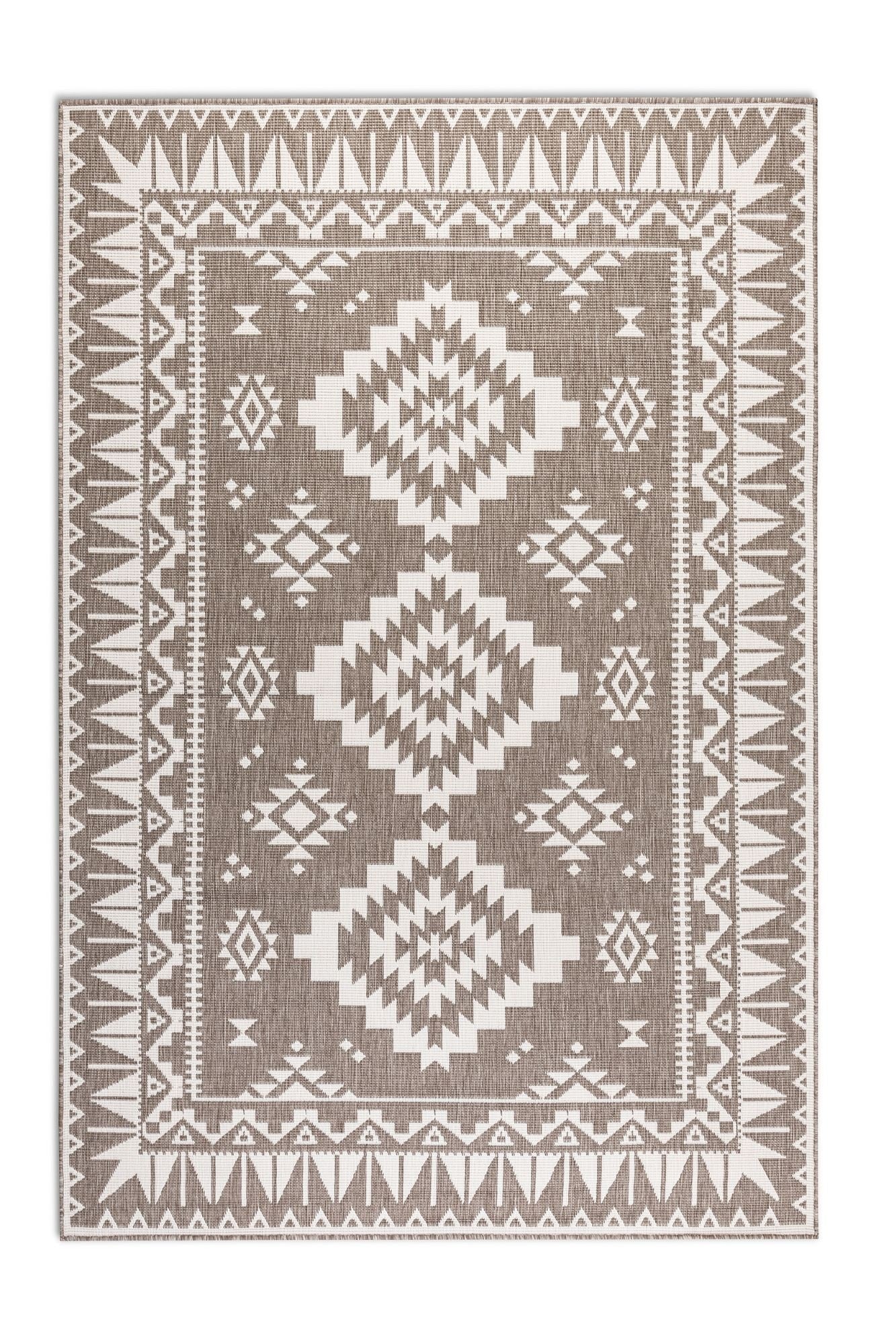 Elle Decoration Gemini Buitenkleed Dubbelzijdig Vloerkleed Linnen - 200x290CM