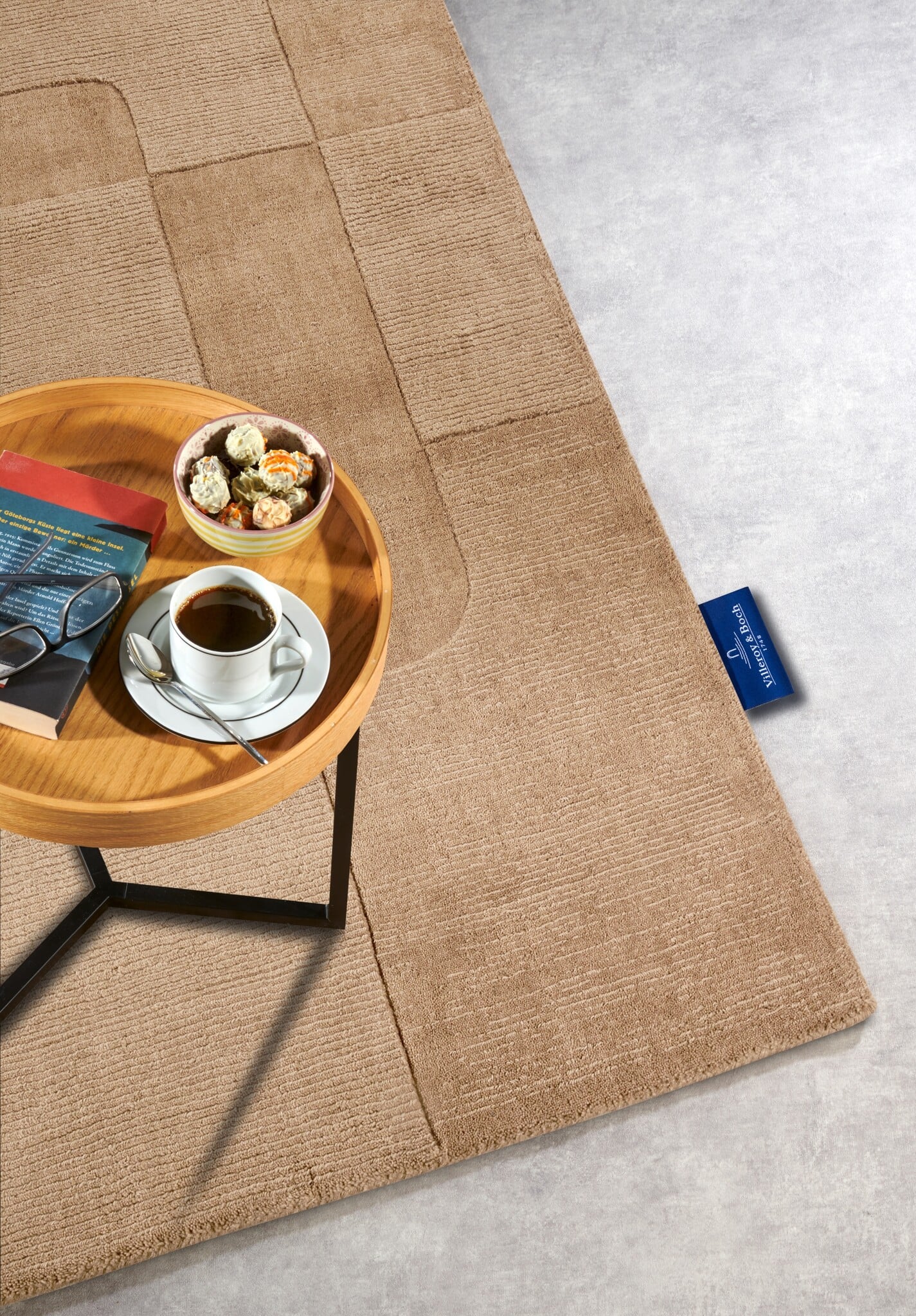 Villeroy & Boch Charlotte Wol Vloerkleed Beige - 160x230CM
