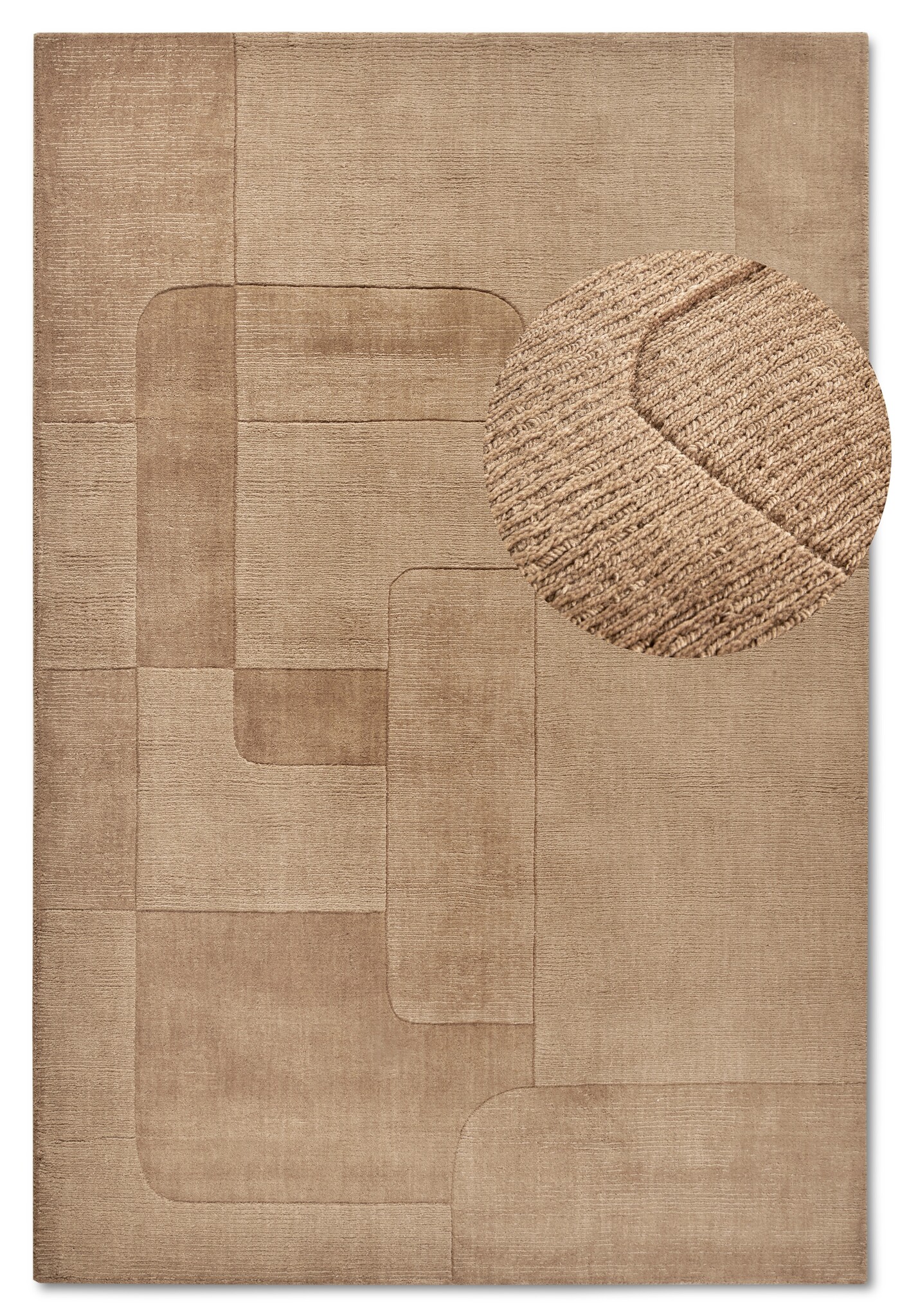 Villeroy & Boch Charlotte Wol Vloerkleed Beige - 160x230CM