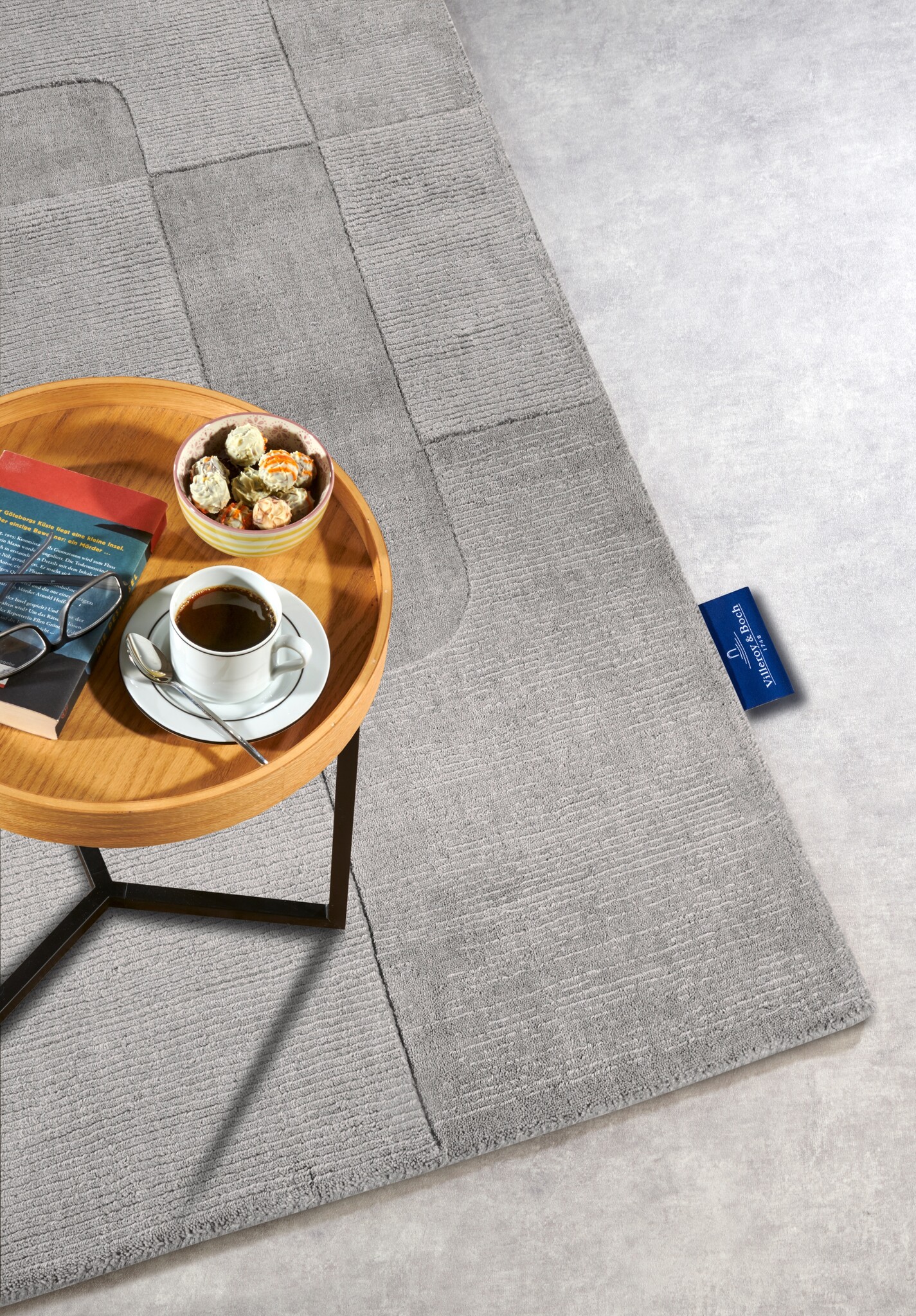 Villeroy & Boch Charlotte Wol Vloerkleed Grijs - 160x230CM