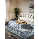 Villeroy & Boch Gabrielle Laagpolig Vintage Vloerkleed Creme Blauw - 160x230CM