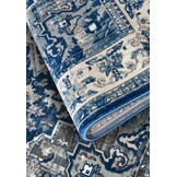 Villeroy & Boch Jehanne Laagpolig Vintage Vloerkleed Blauw Creme - 160x230CM