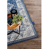 Villeroy & Boch Jehanne Laagpolig Vintage Vloerkleed Blauw Creme - 160x230CM