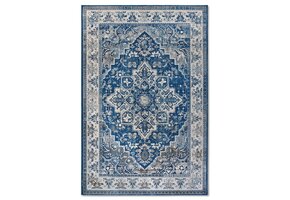 Villeroy & Boch Jehanne Laagpolig Vintage Vloerkleed Blauw Creme - 160x230CM