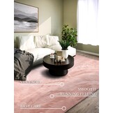 Villeroy & Boch Leon Hoogpolig Vloerkleed Oud Roze - 160x230CM