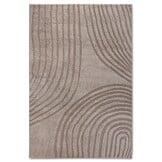 Elle Decoration Japandi Hoogpolig Vloerkleed Beige - 160x235CM