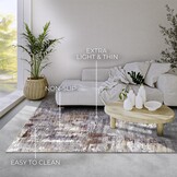 Elle Decoration Saveh Laagpolig Vloerkleed Koper Goud - 160x230CM