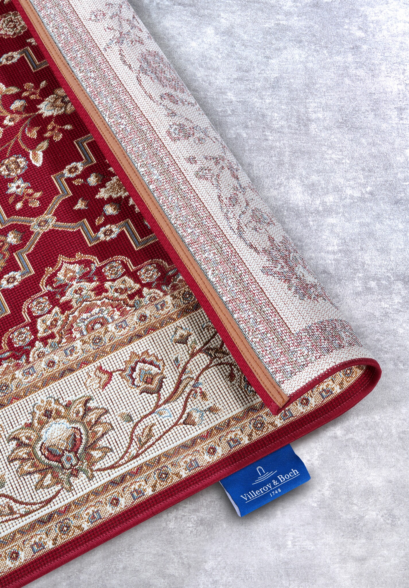 Villeroy & Boch Klassiek Buitenkleed Rood Creme - 160x235CM