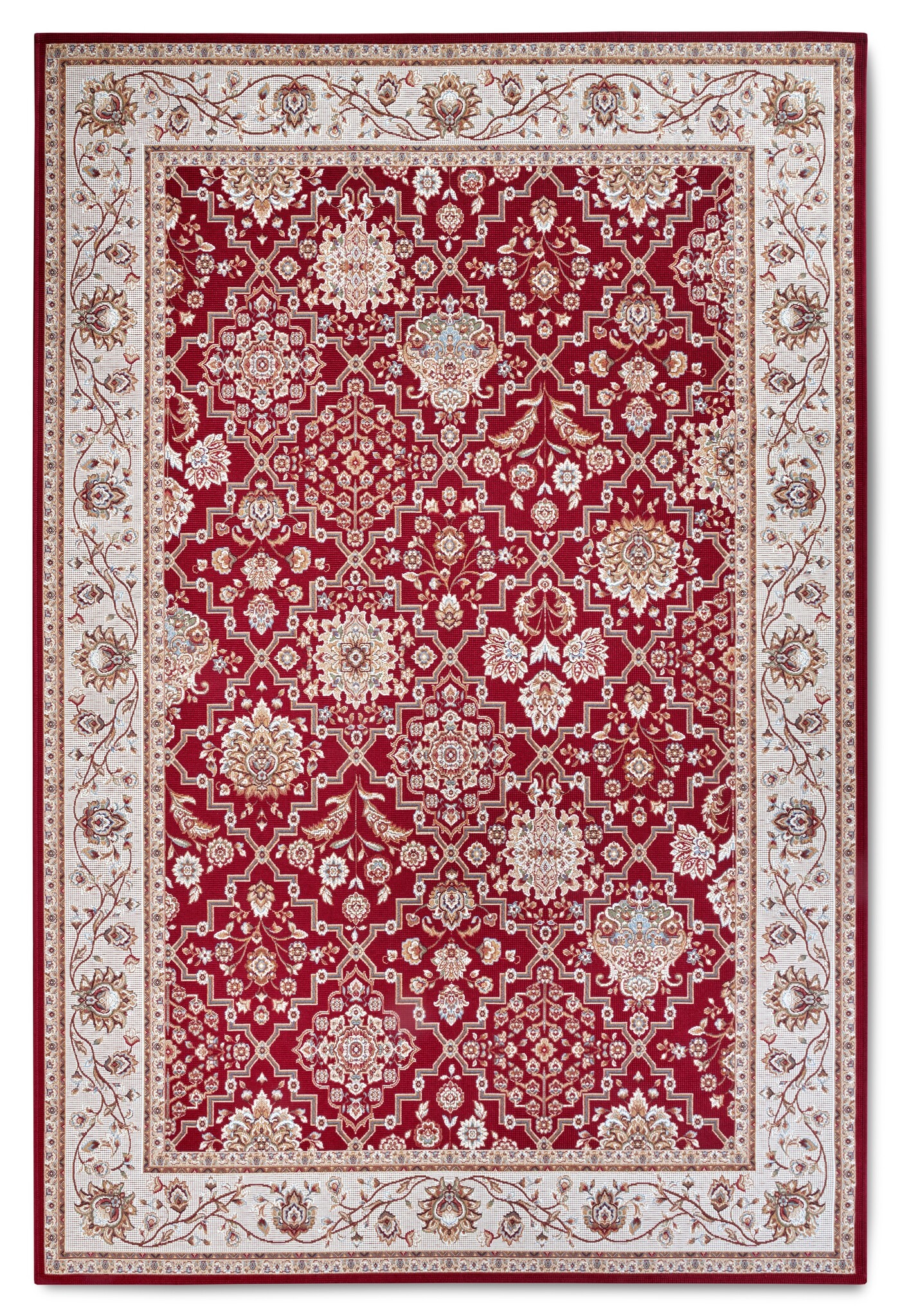 Villeroy &amp; Boch Klassiek Buitenkleed Rood Creme - 160x235CM
