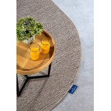 Villeroy & Boch Francois Ovaal Handgeweven Wol Vloerkleed Linnen Beige - 160x230CM