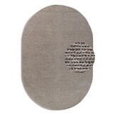 Villeroy & Boch Francois Ovaal Handgeweven Wol Vloerkleed Linnen Beige - 160x230CM