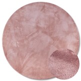 Villeroy & Boch Leon Hoogpolig Rond Vloerkleed Oud roze - 160CM rond