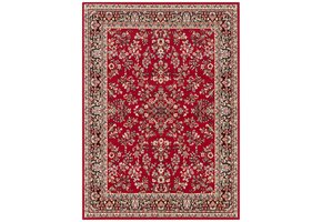 Oosters Velours Vloerkleed Klassiek Rood - 120x160CM