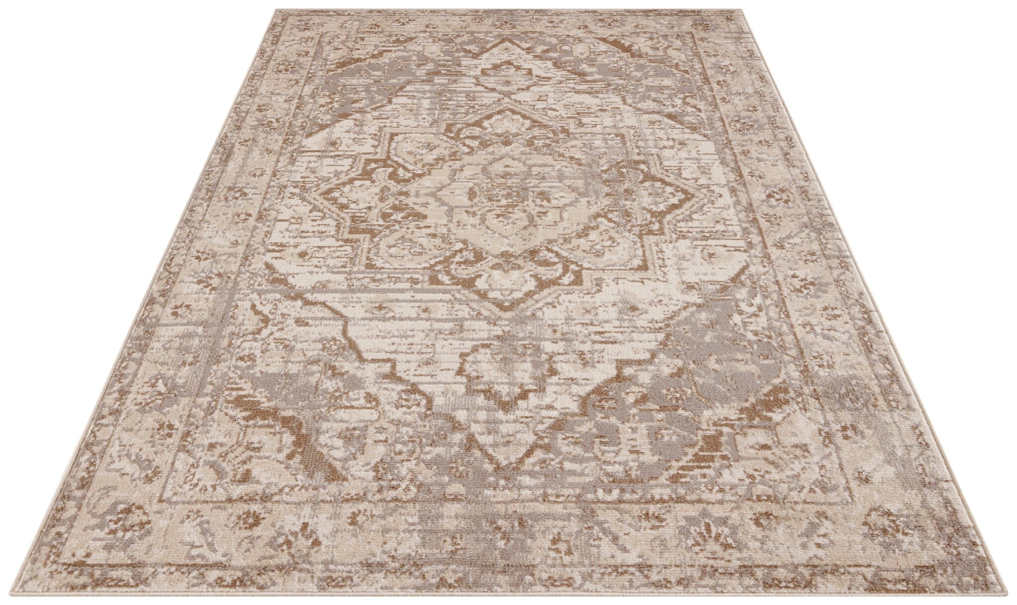 Vintage Vloerkleed Sand Beige Bruin - Outlet