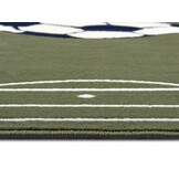 Kindervloerkleed Voetbal Groen - 80x150CM