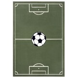 Kindervloerkleed Voetbal Groen - 80x150CM