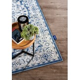 Villeroy & Boch Gabrielle Laagpolig Vintage Vloerkleed Creme Blauw - 80x240CM