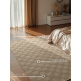 Villeroy & Boch Scala Handgeweven Wol Vloerkleed Beige - 200x300CM